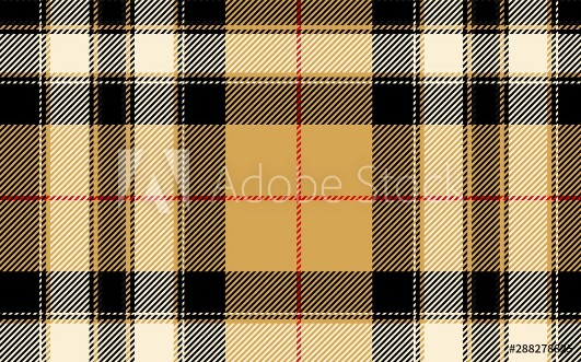 Picture of Seamless tartan or plaid texture with threads